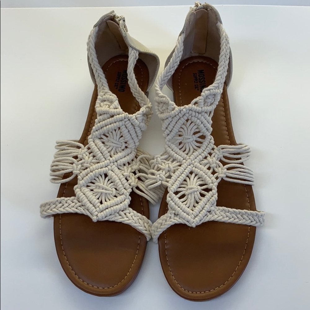 Crochet sandals! NEVER BEEN WORN!